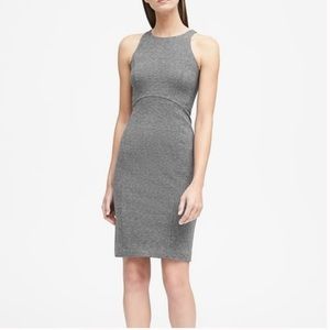 Banana Republic Gray Paneled
Ponte Sheath Dress 8P